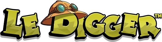 Le Digger – originalt spillogo Le Digger – originalt spillogo